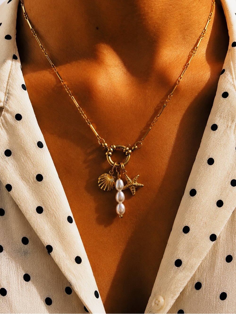 Gold Charm Necklace